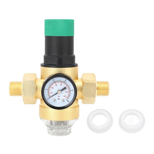 Réducteur de pression G1/2 DN15 en laiton pour régulation de l'eau domestique