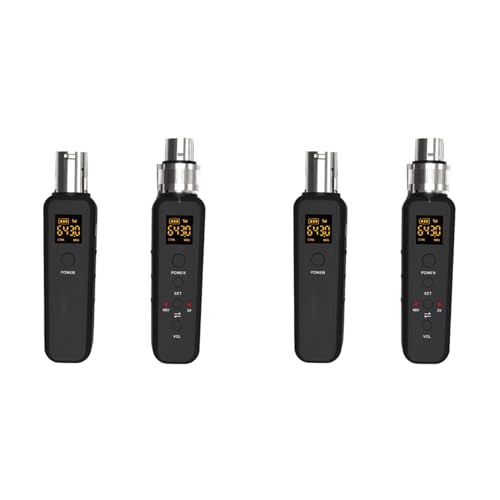 Transmisor Receptor XLR para Micrófono UHF Inalámbrico que Elimina Cables en Guitarra