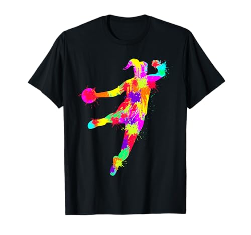 Handball Handballerin Handballspieler Mädchen Kinder T-Shirt