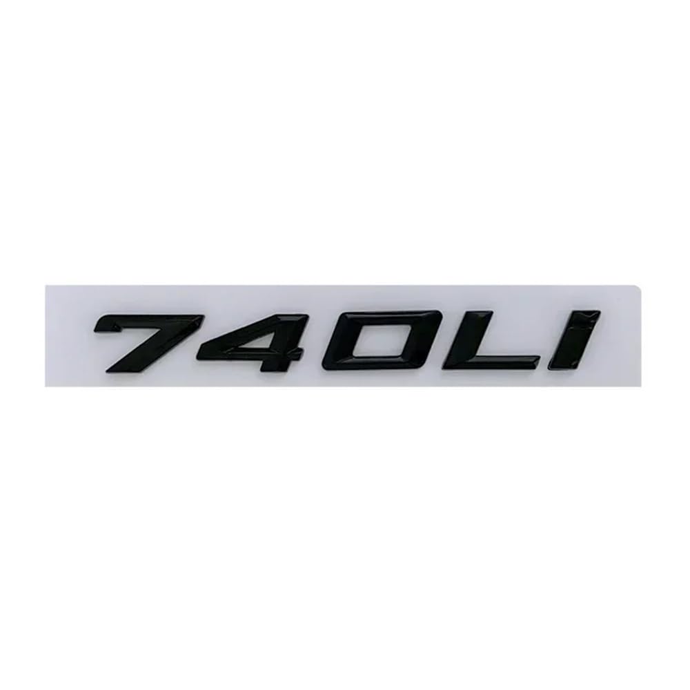 YTQMoreBNZ YYDStes ABS Car Sticker Trunk Emblem Badge Fender Side Decals Compatible With BMW 520Li 528Li 530Li 730Li 740Li 750Li