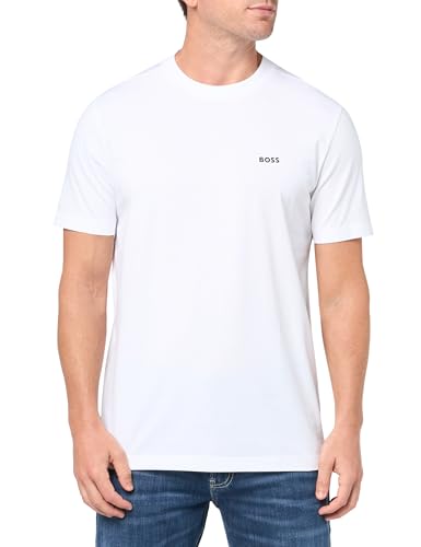 BOSS Men's Contrast Logo Cotton Stretch T-Shirt