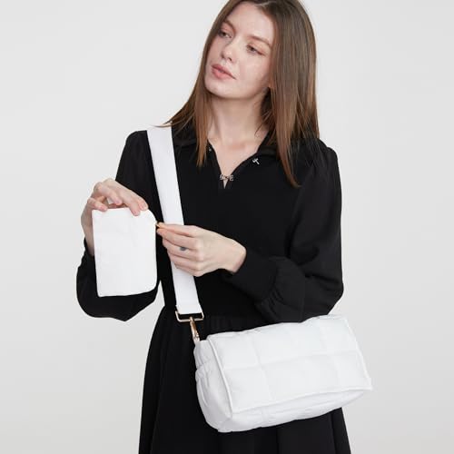 NAARIIAN Puffer shoulder bag Cotton Padded handbag designer quilted crossbody dupes women lightweight purse2