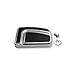 HTT Group Motorcycle Chrome Large Airflow Groove Brake Pedal Pad For Harley Davidson 12-later FLD 86-later FL Softail 80-later Touring 08-later Trike Ultra Road Glide Electra