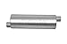 Gibson Performance 788706S SFT Superflow Offset/Offset Round Muffler, Stainless