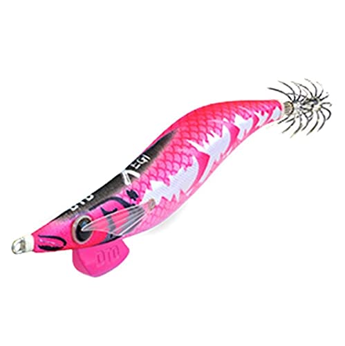 DTD Señuelo Tonanara para cefalópodos - Camarón luminoso de noche y adecuado para la pesca de pulpo, sepia, calamares X EGI 3.0 Pink Cover