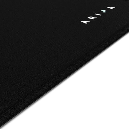 Image of ARIXA Velura Mousepad, Core Series, Gaming Mousepad, Stitched, Anti-Fray, Anti-Slip, Splash-Proof, Perfect for Gaming Setup (450x400x3mm)