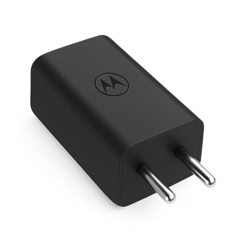 Image of Mudo Motorola 68W Original Turbopower Fast Smartphone Charger Adapter|6 Months Warranty|Type-C Supported|Compatible With Motorola G84,G73,G60,Edge 30 /40 /50,Fusion 50 /60,S30 Pro & More,Black