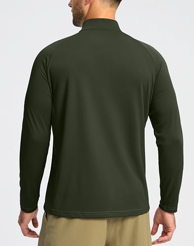 Image of G Gradual Men's Quarter Zip Pullover Running Athletic Shirts Long Sleeve
