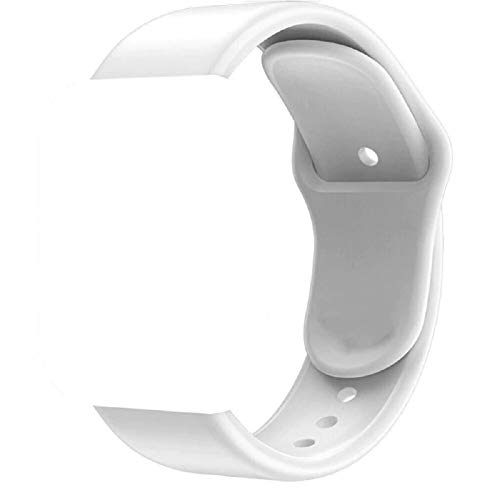 Smartwatch Fitness tracker D-20 Y-68 Silicone replacement bands (White)