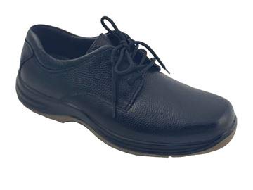 Reactive Men's Upper Leather Slip Resistant Kitchen Shoes-Slip on & Lace up