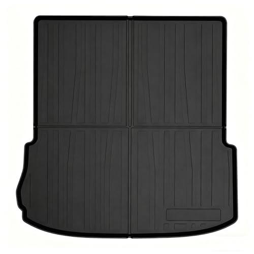 Image of Mixsuper Cargo Liner for 2011-2019 Explorer, All Weather Cargo Mat for Explorer Rear Trunk Liner Black