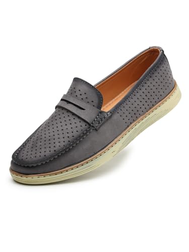 Image of Men's Denim Causal Loafers | Premium Breathable Upper | Driving Loafers | Lighweight Slip-On's | Soft Cushioned Insole | Super Flexible, Comfortable for Men