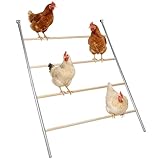Montage facile et détails bien pensés - Grâce à son design simple et bien pensé, l'échelle pour poules peut être montée rapidement et sans outils compliqués ni connaissances particulières. Les surfaces lisses des matériaux permettent également un nettoyage sans effort. La construction bien pensée garantit un support stable, de sorte que vous et vos poules profiterez longtemps de cet objet d'ameublement pratique.
