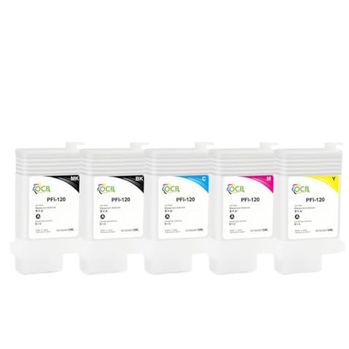 Puces permanentes sur cartouche d'encre rechargeable TM200 TM300 130ML 5 couleurs