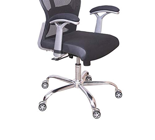 Image of Lakdi The Furniture Co High Back Director Mesh Chair with Lumbar Support & Adjustable Height Revolving & Ergonomic Chair and Metal Wheel Base with Chrome Finish Best Office Chair 111011132-hig