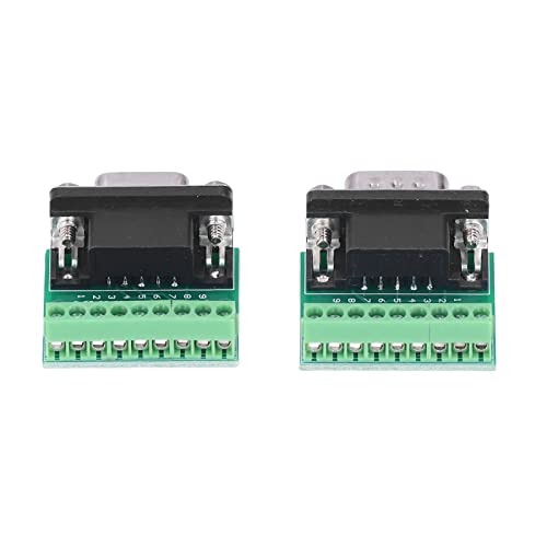 Adaptador DB9 RS232 RS485 macho a hembra con terminal de tornillo miniatura 4