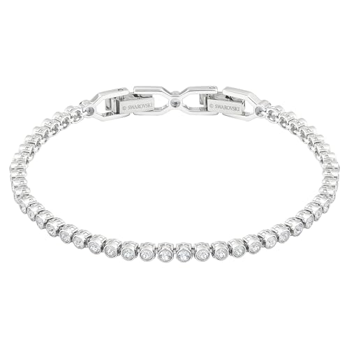 Swarovski Emily Tennis Bracelet Jewelry Collection, Clear Crystals, Blue Crystals, Pink Crystals