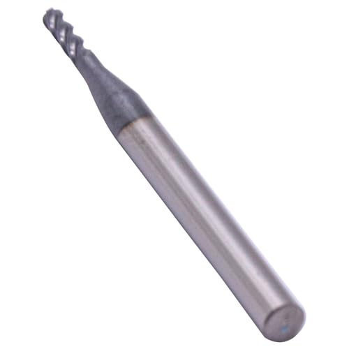 Image of 5Pcs 1 /16 inch 4 Flute Solid Carbide Ball Nose End Mills - AlTiN Coated | 30 Degree Helix, 1 /16 inch Cutting Diameter, 1 /8 inch Shank Diameter, 1 /4 inch Length of Cut, 1-1 /2 inch Overall Length