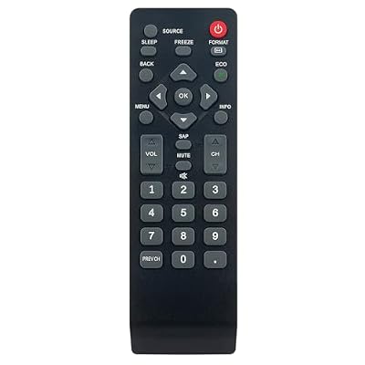 NH001UD Replace Remote fit for Emerson TV LC320EM1 LC260EM1 LC220EM1 LC190EM1 LC190EM2 LC260EM2 LC320EM2 LC220EM2 CLC401EM2F LC401EM2 LC401EM2F CLC320EM2F LC370EM2 LC320EM1F LC320EM2F LC260EM2A
