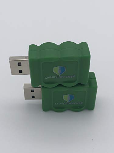 2 Pack Green 4Th Gen Usb Data Blocker, Juice-Jack Defender Protect Against Juice Jacking, Mobile Security Gadget Purchased By White House To Protect Its Employees And Networks (Green, 2 Count) #TOP1