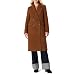 Amazon Essentials Damen Zweireihiger Relaxed-Fit-Longline-Mantel Wollmischung, Karamell Heide, M
