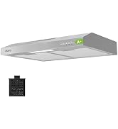 CIARRA CBCS6903D A+ afzuigkap, onderbouw, 60 cm, convectiekap, afvoerlucht, 3 standen,