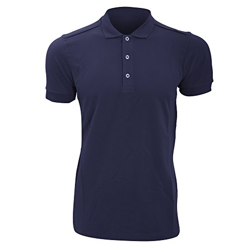 Russell Mens Stretch Short Sleeve Polo Shirt (L) (French Navy)