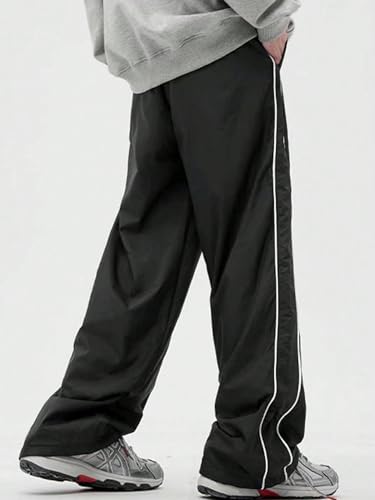 Men's Track Pants Baggy Sweatpants Y2k Parchute Dance Sweatpants Straight Leg with Pocket2