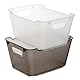 keeeper Aufbewahrungsbox, Strukturierte Oberfläche, 1,8 l, Lotta, Grau (Crystal Grey)