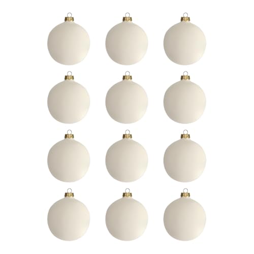 Mayco 3 Round White Holiday Bisque Ornaments 12-Count Class Pack