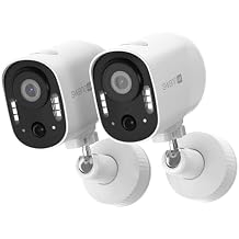 Swann Xtreem 4K 2Pack Wireless Security Cameras with 32GB Micro SD & Cloud Storage, Indoor & Outdoor Surveillance, Ideal for Baby Monitor & Home, 2-Way Talk, Wi-Fi, No Monthly Fee, 4KXTRMPK2-GL
