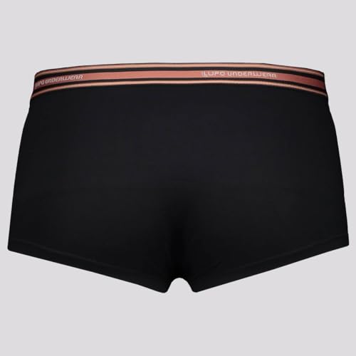 Cueca Sunga Lupo Basic Algodão com Elastano Preta