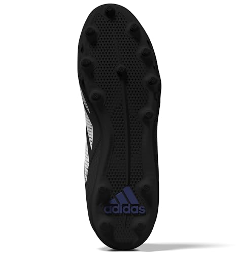 adidas Men's Adizero Impact.2 American Football Sneaker, Black/White/Team Royal Blue, 12.54