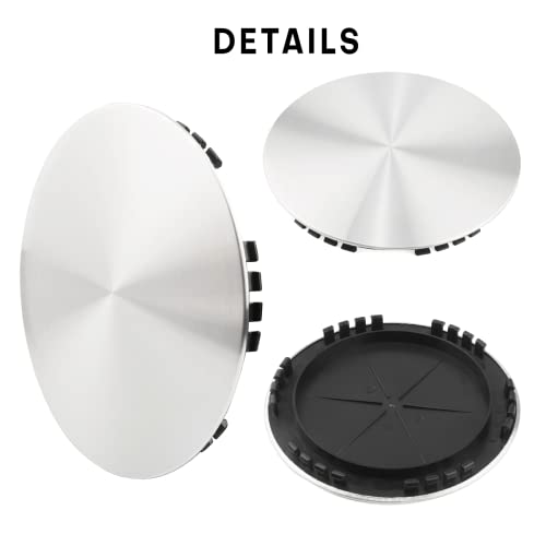 Wheel Center Caps for Chevy 16in Wheel Suburban 1500 Blazer Express Van Suburban Tahoe 1992-1999 Center Hubcaps, 9593887 9593888 15040220, 5 Spokes, 4 Pack, Silver by GTOWNWORKS - Image 7