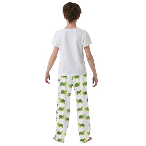 Pajama Pants Sea Turtles Green PJ Bottoms Sleepwear Lounge Sleep Pant with Pockets3