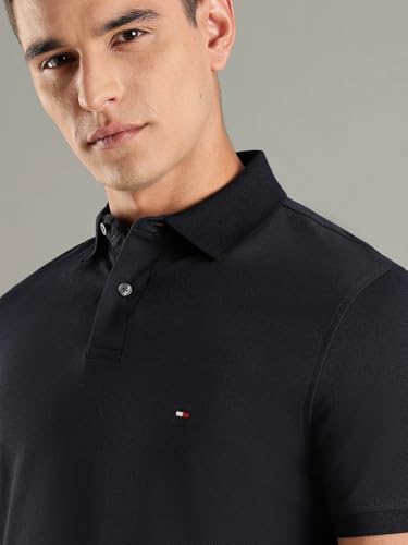 Image of Solid Regular fit Cotton Polo t-Shirt