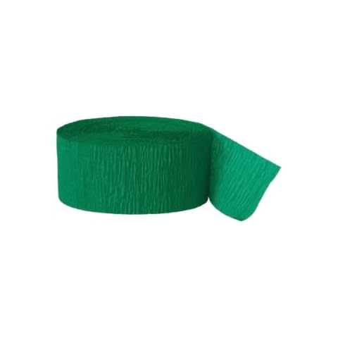 Emerald Green Crepe Paper Streamer for Events Cover