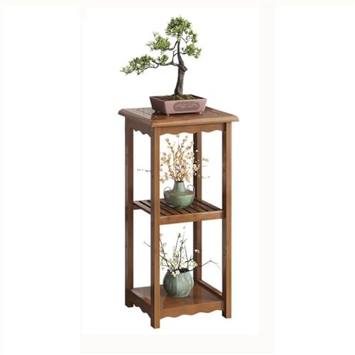 WFchenj222-6 Pedestal para bonsái Estantes for bonsáis de Varias Capas for el Suelo, Mesa for Plantas Chinas for el hogar y la Sala de Estar Soporte de exhibición para macetas