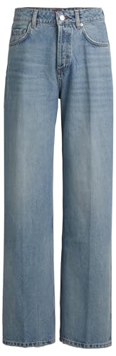 Jean turquoise femmes HUGO 937_8 pantalon décontracté chic