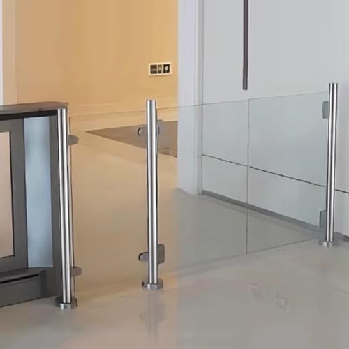 Barriera di sicurezza per supermercati e magazzini - Guardavia industriale in metallo con meccanismo di chiusura automatica