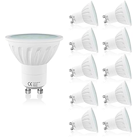 LAMPAOUS GU10 LED Bulbs 5W Natural White Cover
