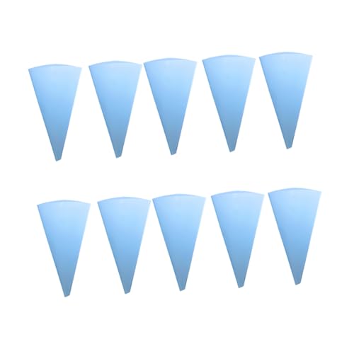 ELAYARD 10 Stück Teiliges Spritztüten Flexiblem Eva Wiederverwendbare Torten dekorationsbeutel mit Strukturierter Oberfläche Glattem Innenfutter für Kuchen Kekse und Kreative Backkunst