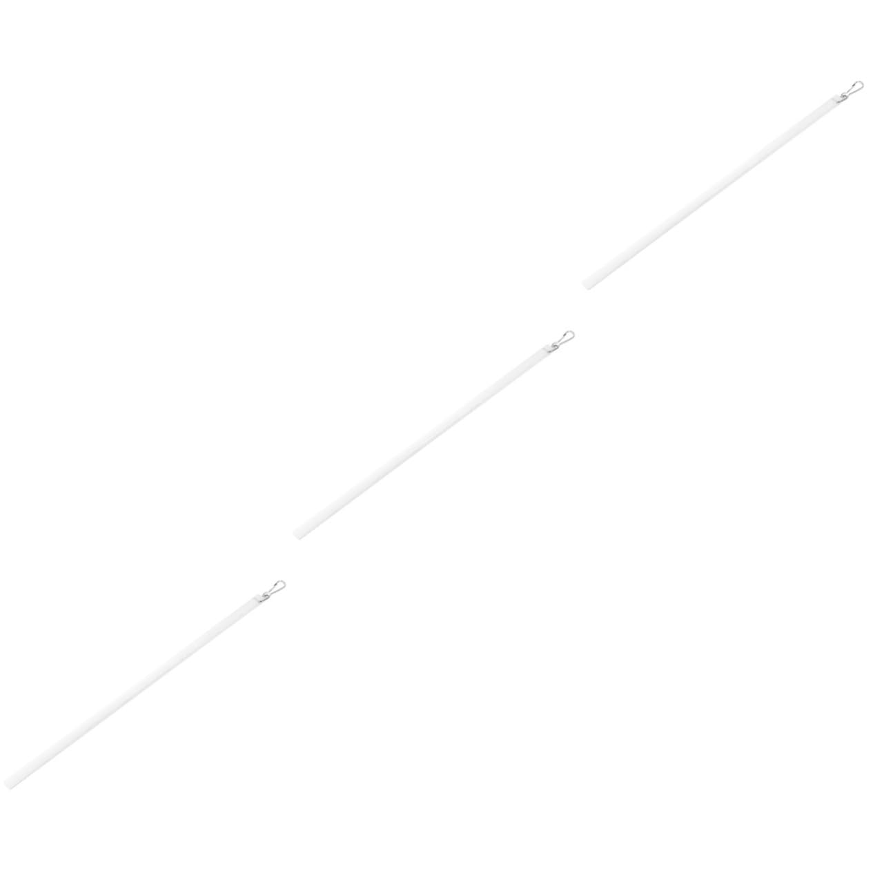 PRETYZOOM 3pcs Acrylic Drapery Wand Sturdy Curtain Pull Rod Easy Installation for Blinds