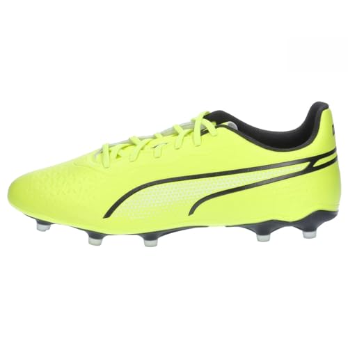 PUMA Unisex King Match Fg/Ag Fußballschuhe, Electric Lime Puma Black, 46 EU – Ansicht 2