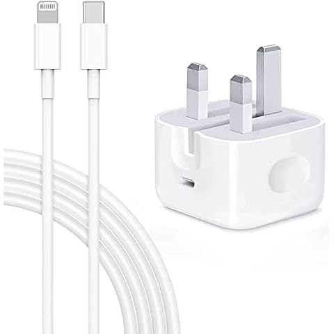 [Apple MFi Certified] iPhone 20W PD Fast Charger, Type C Power Block Wall Charger Plug Adapter with 6.6FT USB-C to Lightning Cable Compatible with iPhone 14 13 12 11 Pro Mini XS XR X, iPad, AirPod Cover