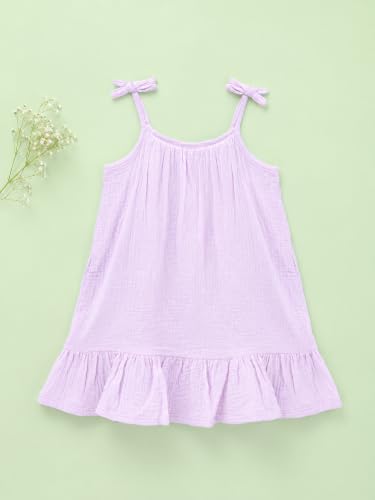 Image of Kidbea Cotton Girls Dress | Ultra-Soft Summer Wear Casual Dress for Kids