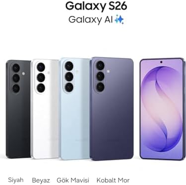 Samsung Galaxy S26 Gök Mavisi, 256GB Depolama, Yapay Zeka Telefonu, 12GB Bellek, Özelleştirilmiş AP, Photo Assist, 50MP Kamera, 4300mAh Pil - Görsel 3