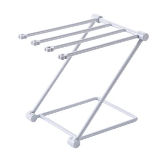 Rack de serviette pliable à séchage rapide pour ragramme et chiffons de lavage