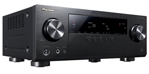Pioneer Vsx-531(B) 5.1 Kanal AV Receiver (HiFi Verstärker 130 w/Kanal, Bluetooth, Dolby Digital/Truehd, DTS-HD, 4K UltraHD Durchleitung, HDMI mit HDCP 2.Eco Mode, Front USB/Audio In), Schwarz