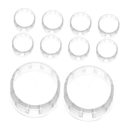 Cabilock 10Pcs Splash Cocktail Shaker Lids Shaker Covers for Juice Bubble Tea Heat Resistant Design Secure Fit for Mixing Outdoor Use Convenient Cleaning
